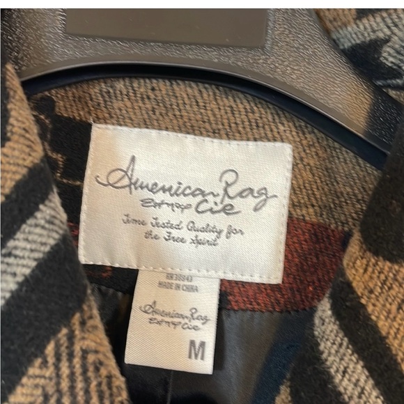 American Rag Multicolor Native American Patterned Cape Jacket - Picture 3 of 4